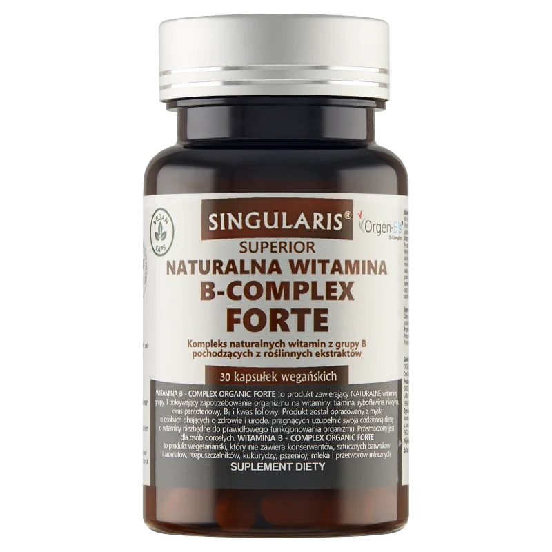 Singularis Superior Witamina B-complex Organic, suplement diety, 30 kapsułek