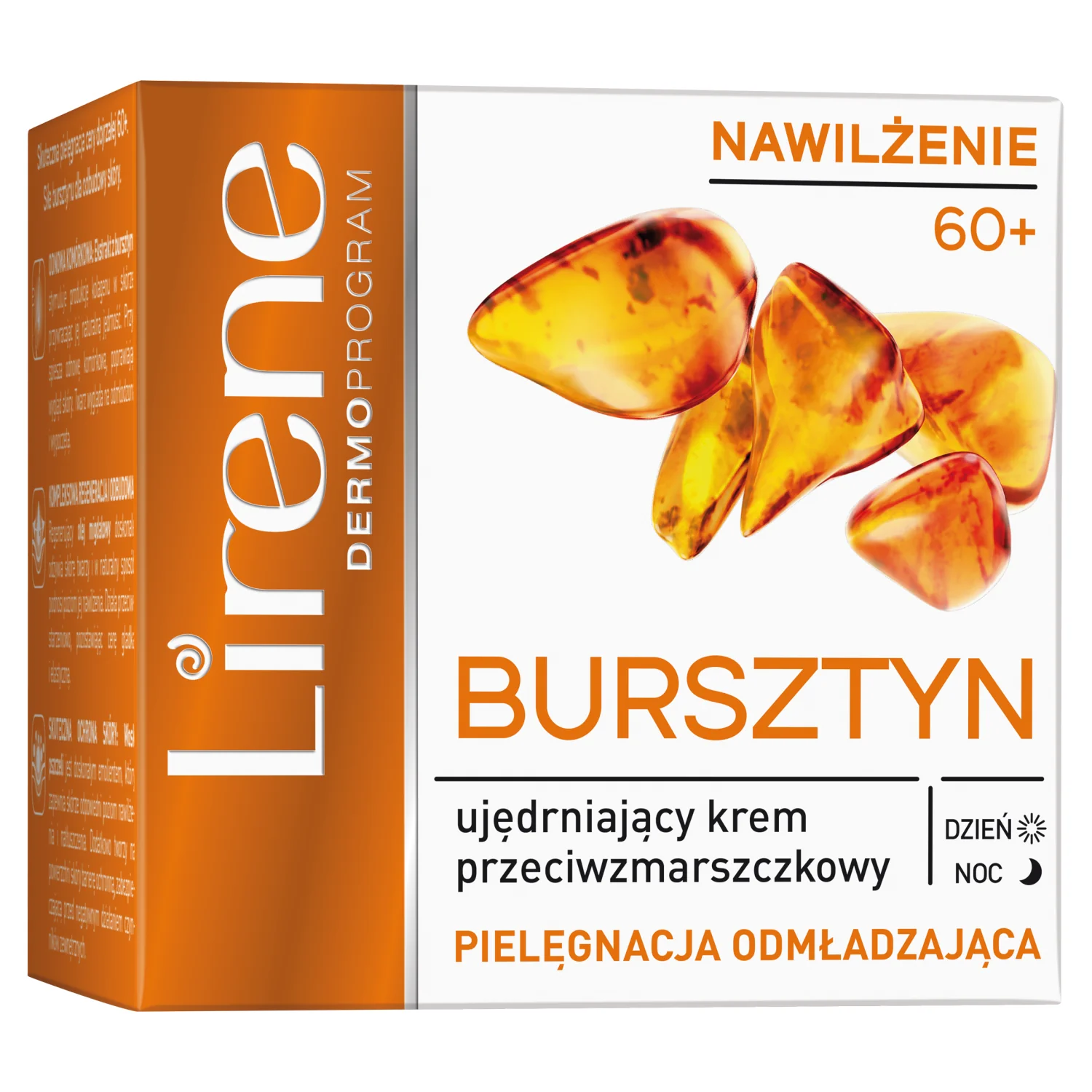 Lirene Nawilżenie 60+ ujędrniający krem przeciwzmarszczkowy Bursztyn, 50 ml