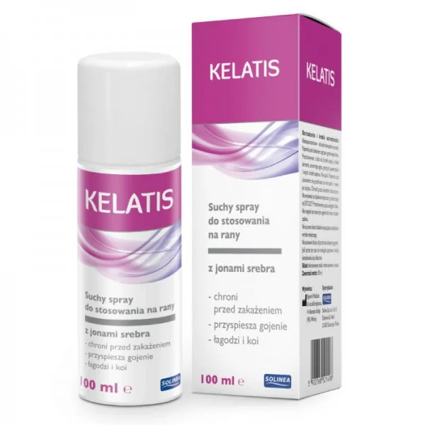 Kelatis, proszek w sprayu na rany, 100 ml