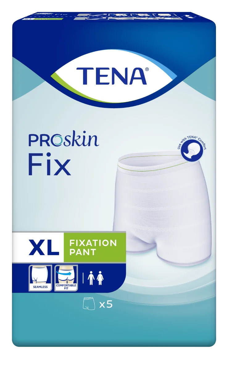 Tena Fix ProSkin, majtki elastyczne rozm. XL, 5 sztuk