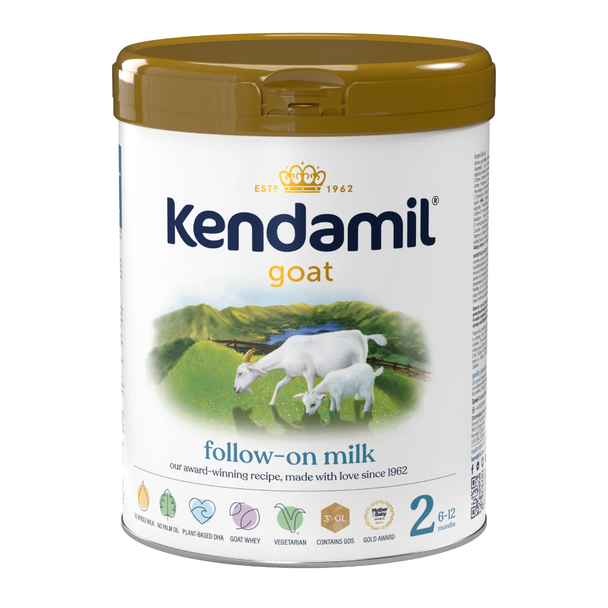 Kendamil Goat, kozie mleko następne 2, 800 g