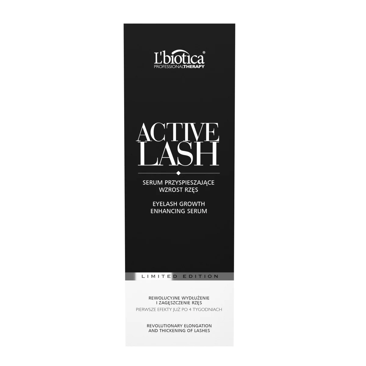 L'biotica Active Lash, serum przyspieszające wzrost rzęs, 3,5 ml