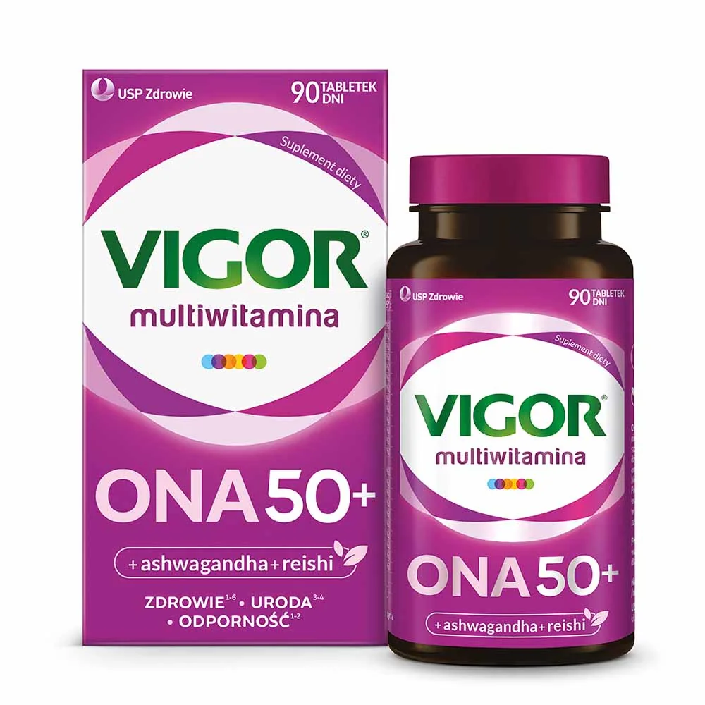 Vigor Multiwitamina ONA 50+ 90 tabletek 