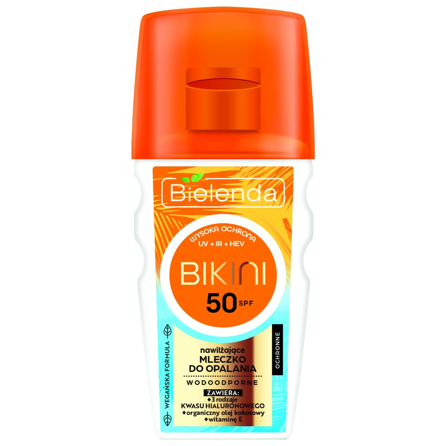 Bielenda Bikini, nawilżające mleczko do opalania SPF50, 125 ml