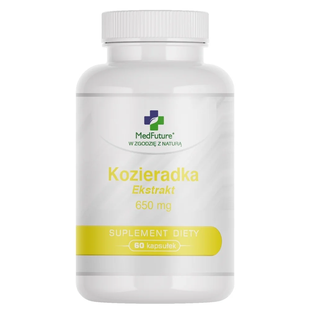 Medfuture Kozieradka ekstrakt 650 mg, 60 kapsułek