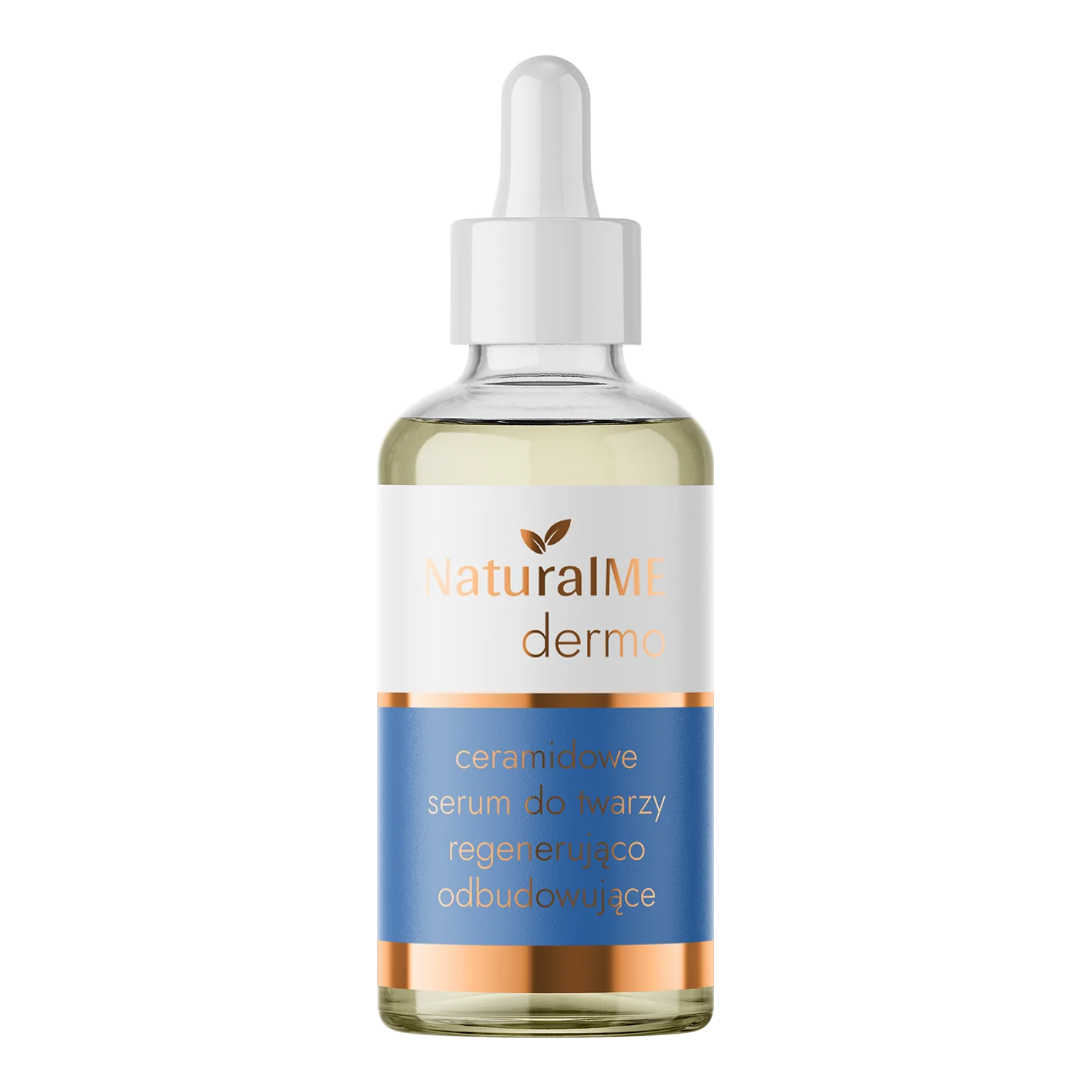 NaturalME Dermo, ceramidowe serum do twarzy regenerująco-odbudowujące, 30 ml