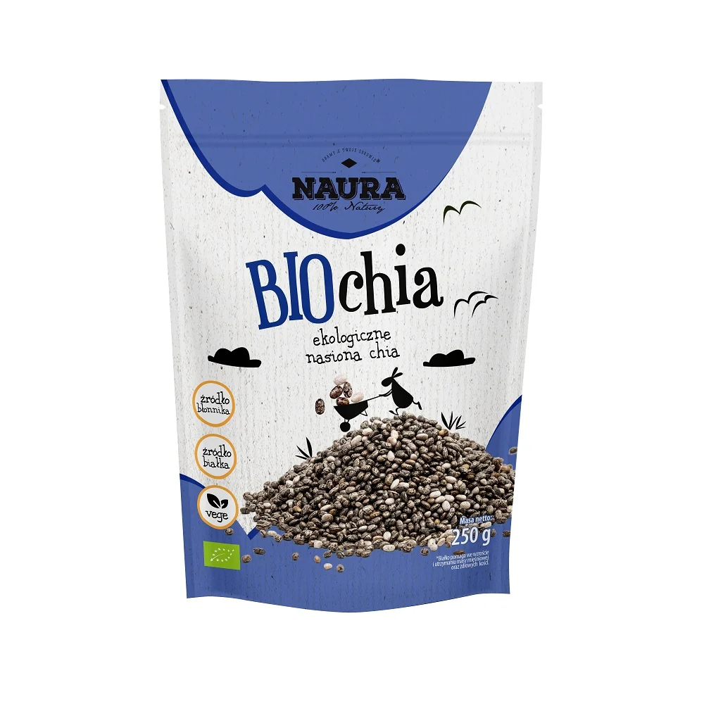 Naura BIO nasiona chia, 250 g