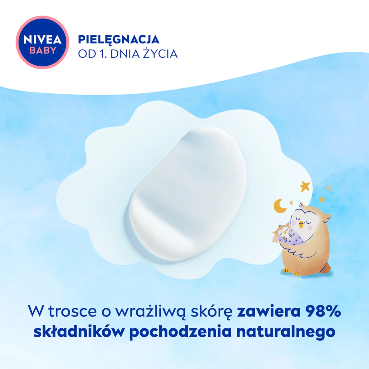 Nivea Baby Dobranoc mleczko nawilżające, 200 ml