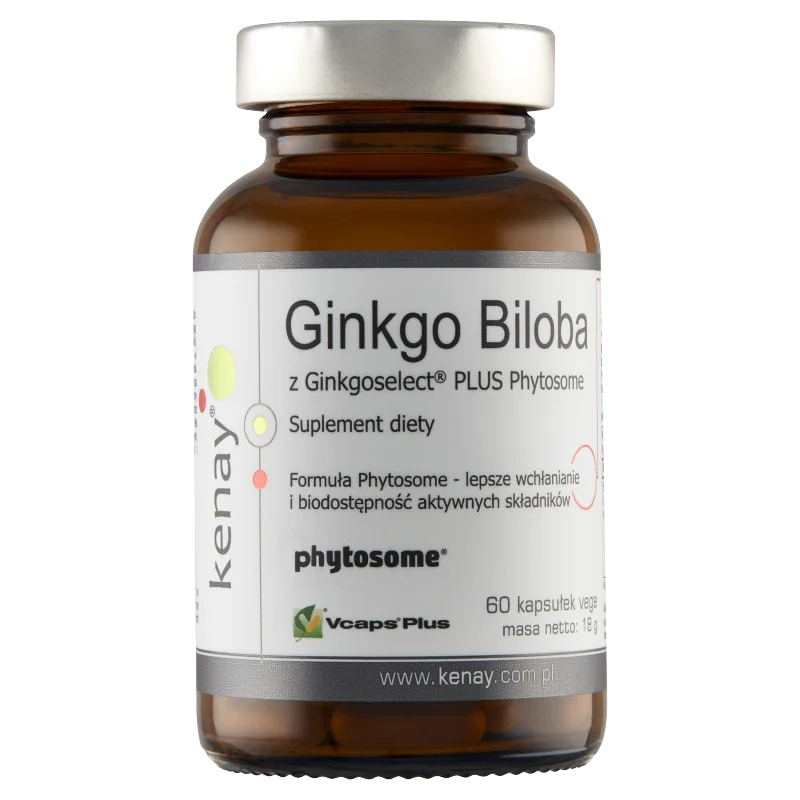 KenayAG, Ginkgo biloba Ginkgoselect Phyto, suplement diety, 60 kapsułek