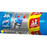 Jan Niezbędny Easy Pack Worki na śmieci zawiązywane niebieskie 35 l, 30 szt.