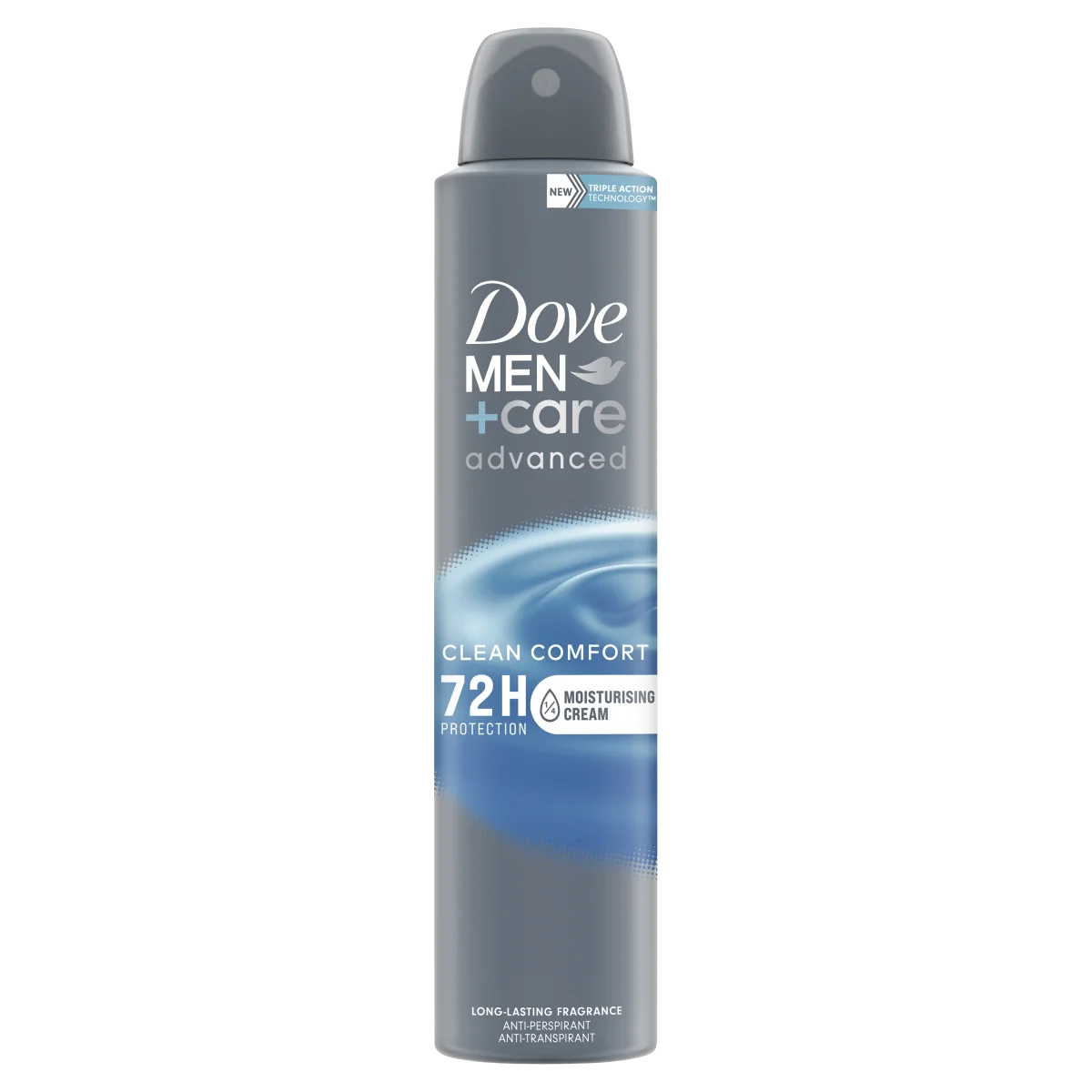 Dove Men+Care Advanced Clean Comfort Antyperspirant w aerozolu, 200 ml