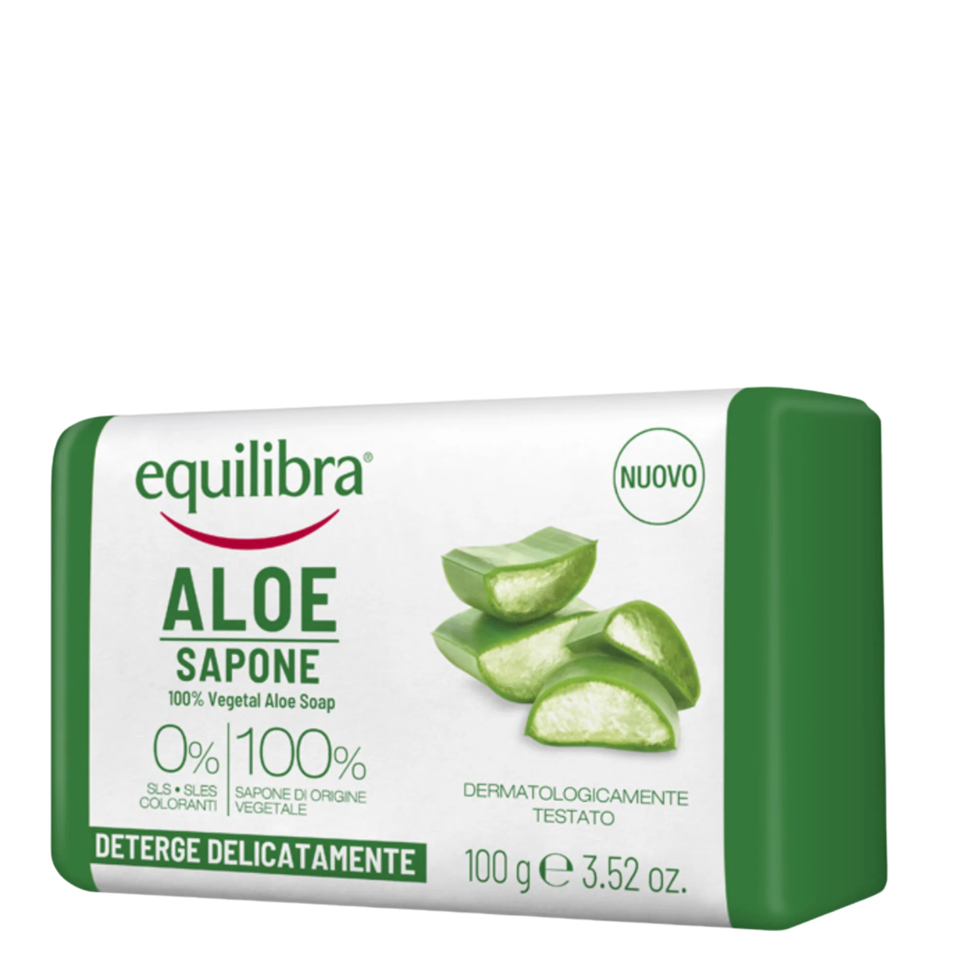 Equilibra Aloe, aloesowe mydło w kostce, 100 g