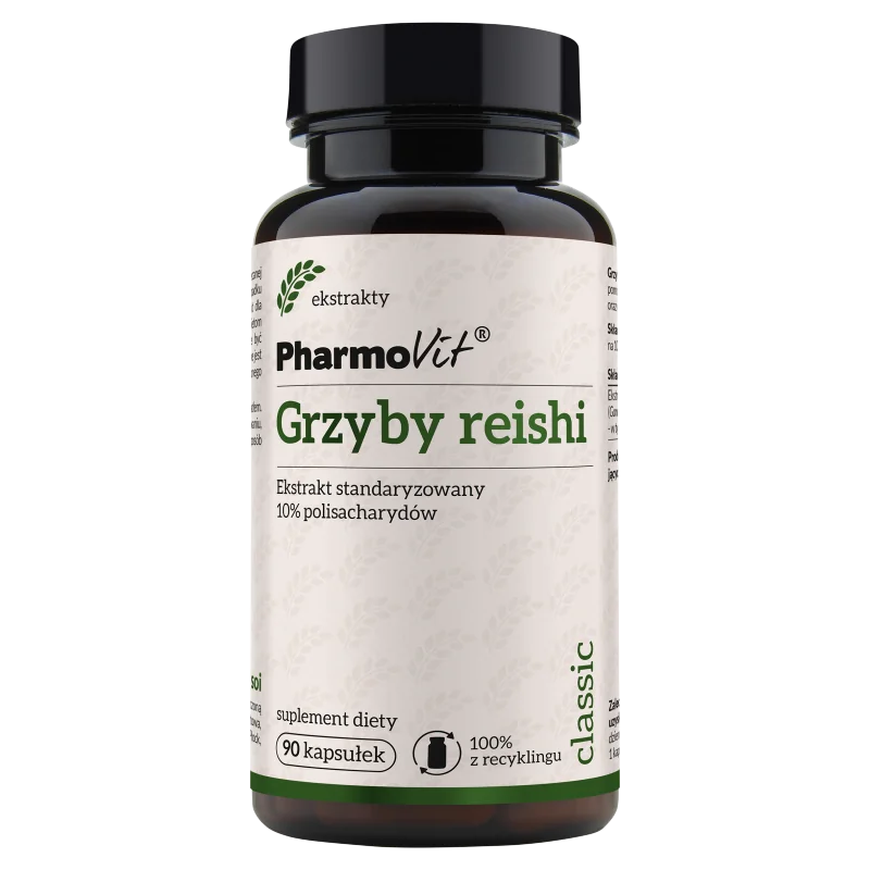 Grzyby Reishi Pharmovit, suplement diety, 90 kapsułek