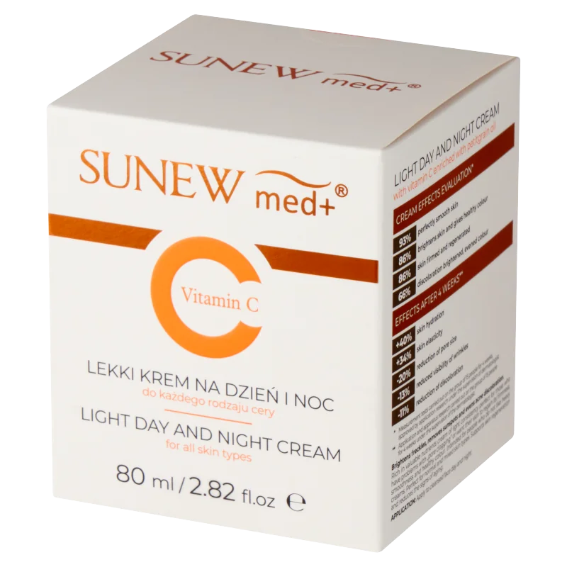 SunewMed+, Lekki krem na dzień i noc, 80 ml