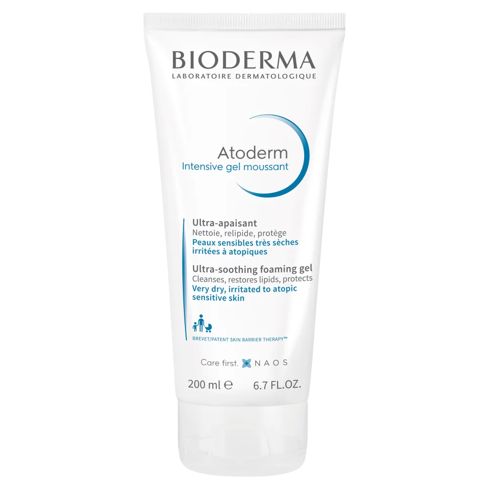 Bioderma, Atoderm Intensive, żel oczyszczający i natłuszczający, 200 ml