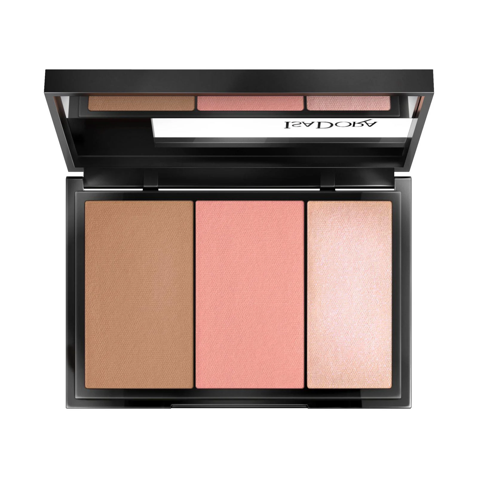 IsaDora Face Sculptor 3-in-1 palette paleta modelująca, 62 Cool Pink, 12 g