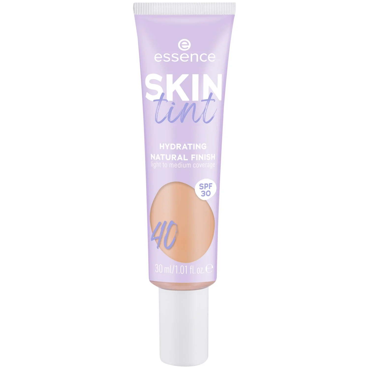 Essence Skin Tint nawilżający krem koloryzujący o lekkim i średnim kryciu SPF30 40, 30 ml 