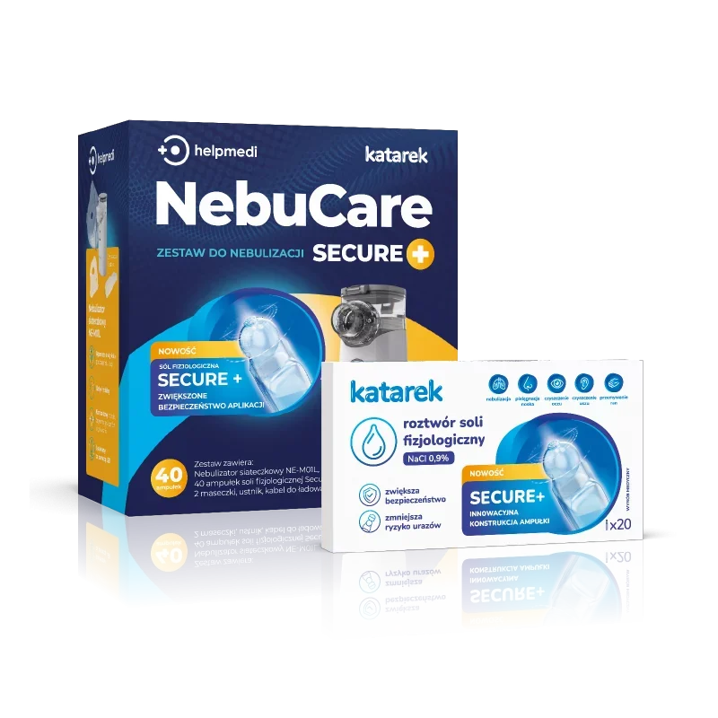 NebuCare Secure+, zestaw do nebulizacji