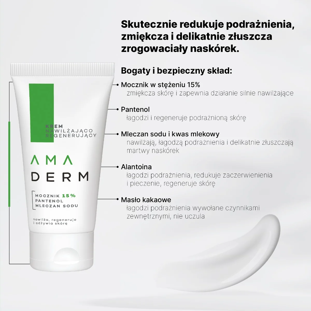 Amaderm krem nawilżająco-regenerujący, 50 ml