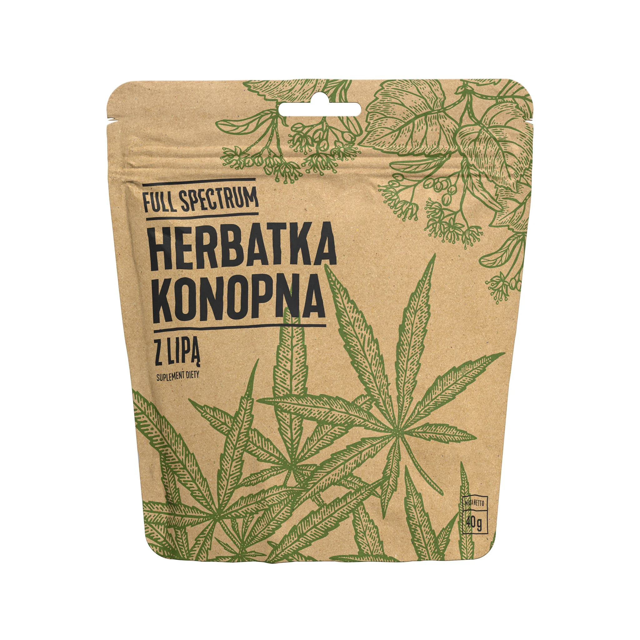 Cosma Full Spectrum herbatka konopna z lipą, 40 g