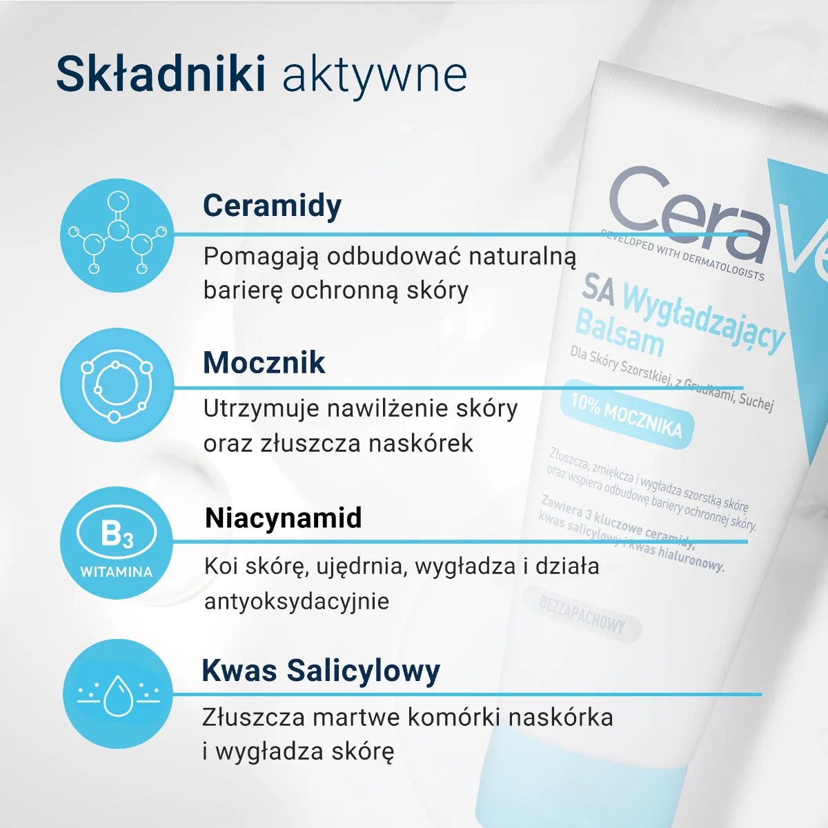 CeraVe wygładzający balsam do twarzy i ciała, 177 ml