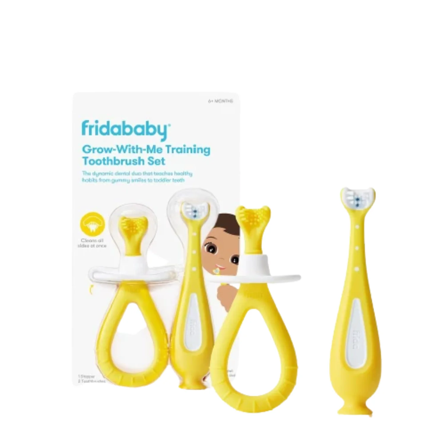 FridaBaby Grow-With-Me zestaw szczoteczek treningowych