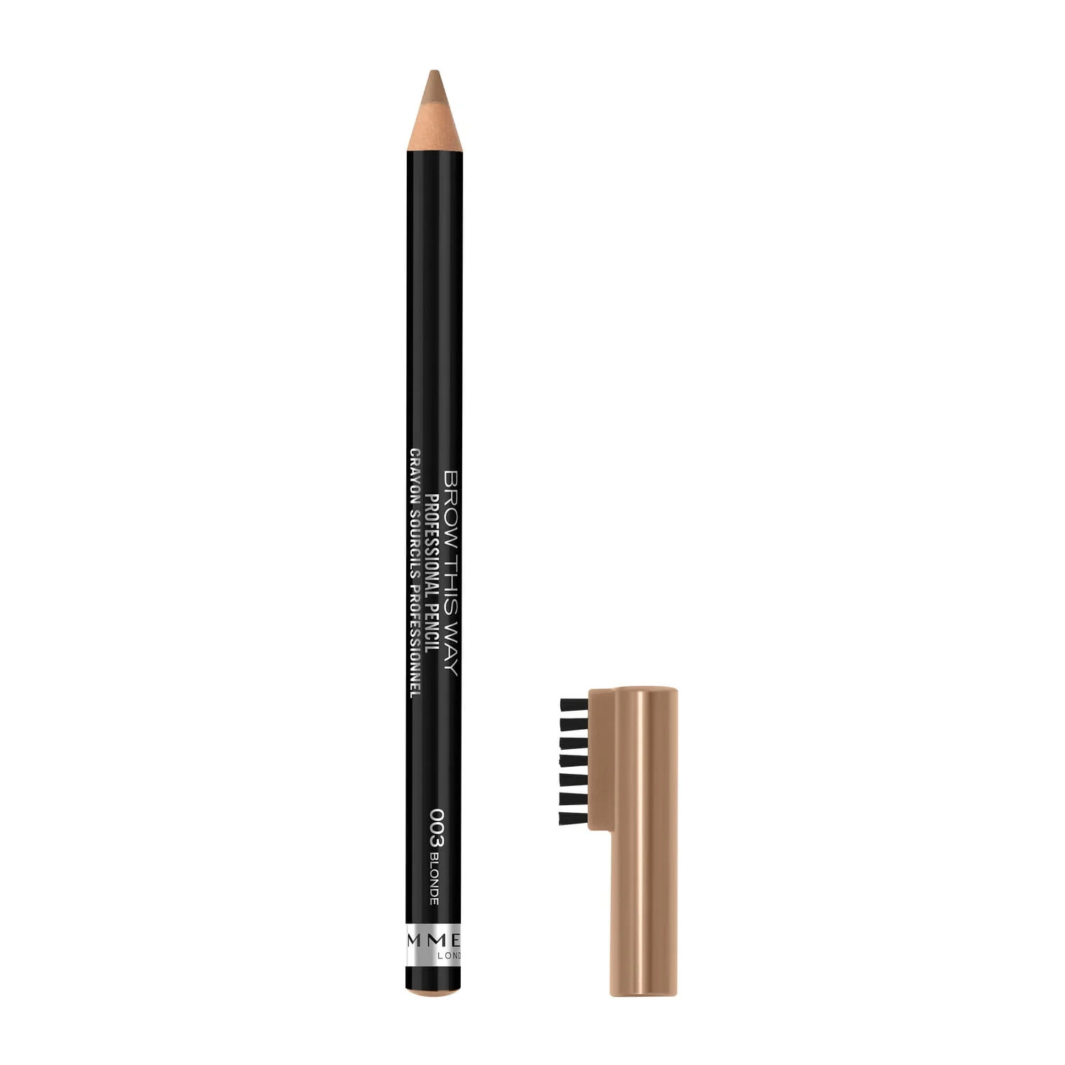 Rimmel Brow This Way Professional kredka do brwi z grzebykiem 003 Blonde, 1 szt.