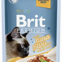 Brit Premium Tuna Fillets Gravy Karma z filecikami tuńczyka dla kota, 85 g