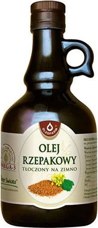 Oleofarm, olej rzepakowy tłoczony na zimno, 500 ml