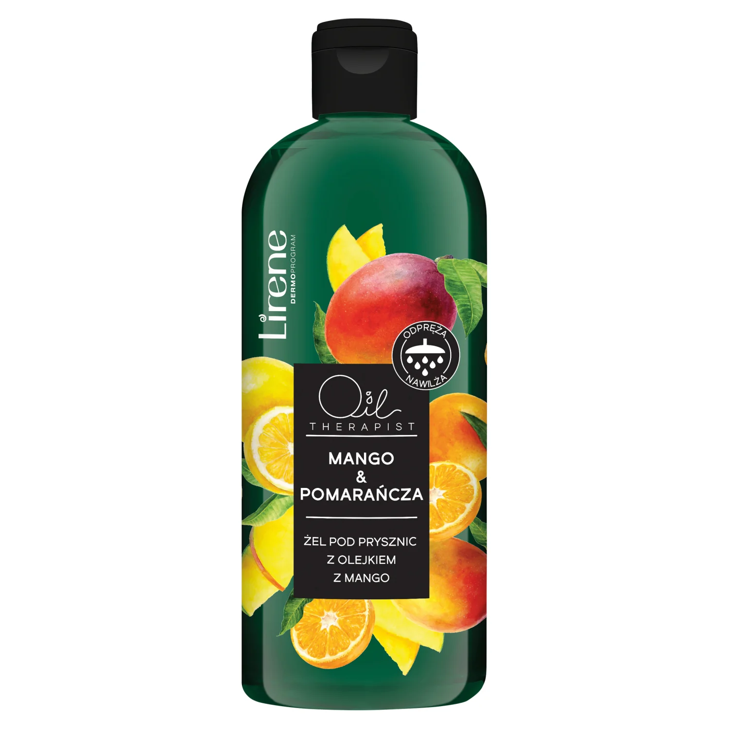 Lirene Oil Therapist żel pod prysznic Mango & Pomarańcza, 400 ml