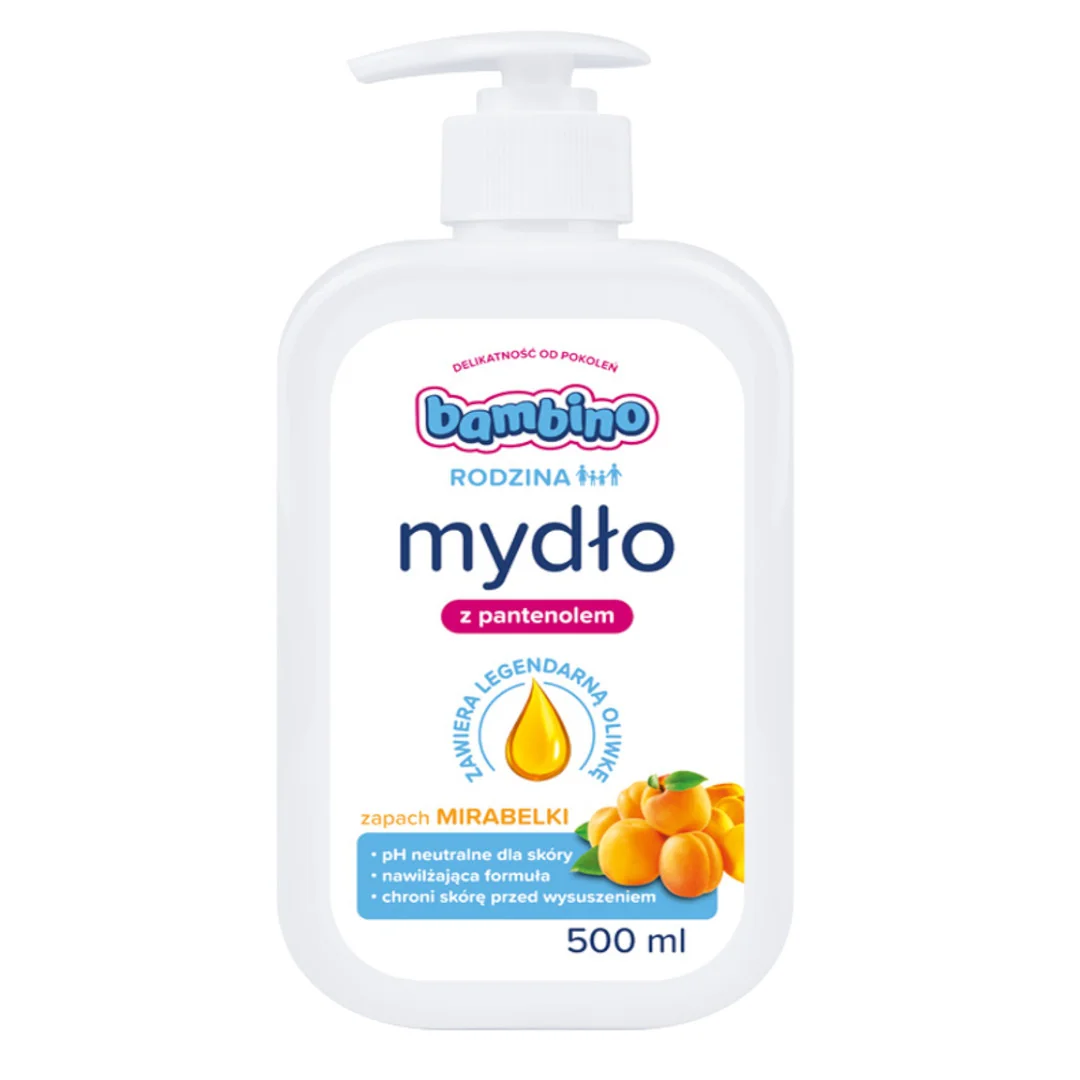 Bambino Rodzina mydło do rąk o zapachu mirabelki, 500 ml