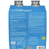 SodaStream Butelki na wodę 1 l Fuse Białe, 2 szt.