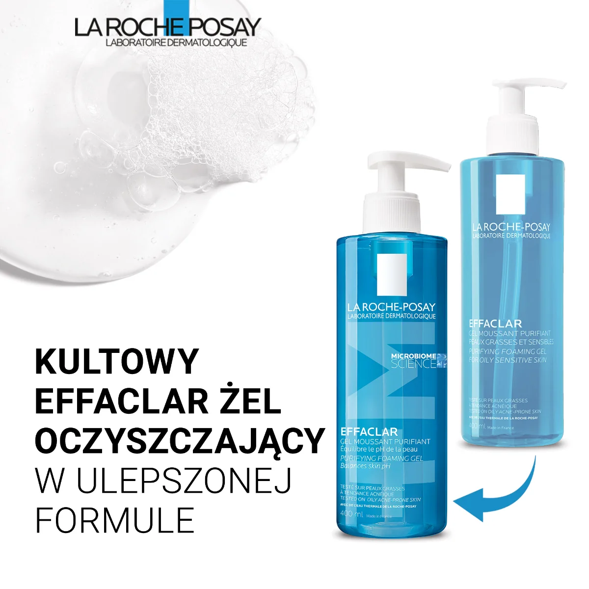 La Roche-Posay Effaclar oczyszczający żel do twarzy, 200 ml