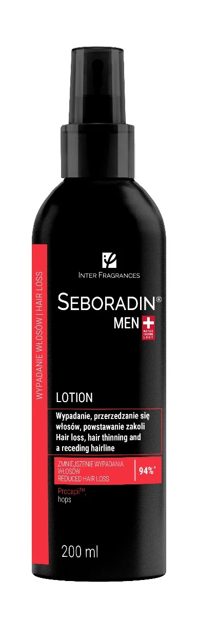 Seboradin Men, lotion przeciw wypadaniu włosów, 200 ml