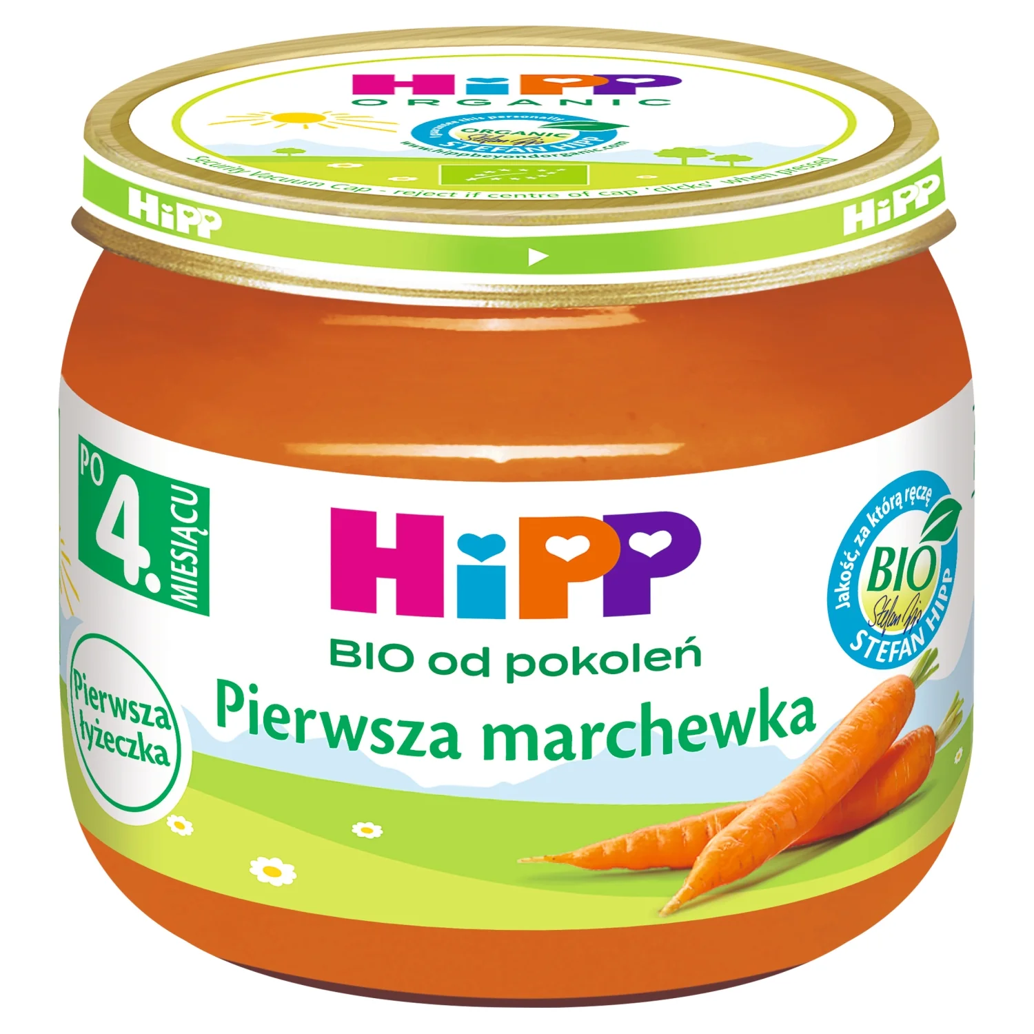 HiPP BIO od pokoleń mus pierwsza marchewka, 80 g