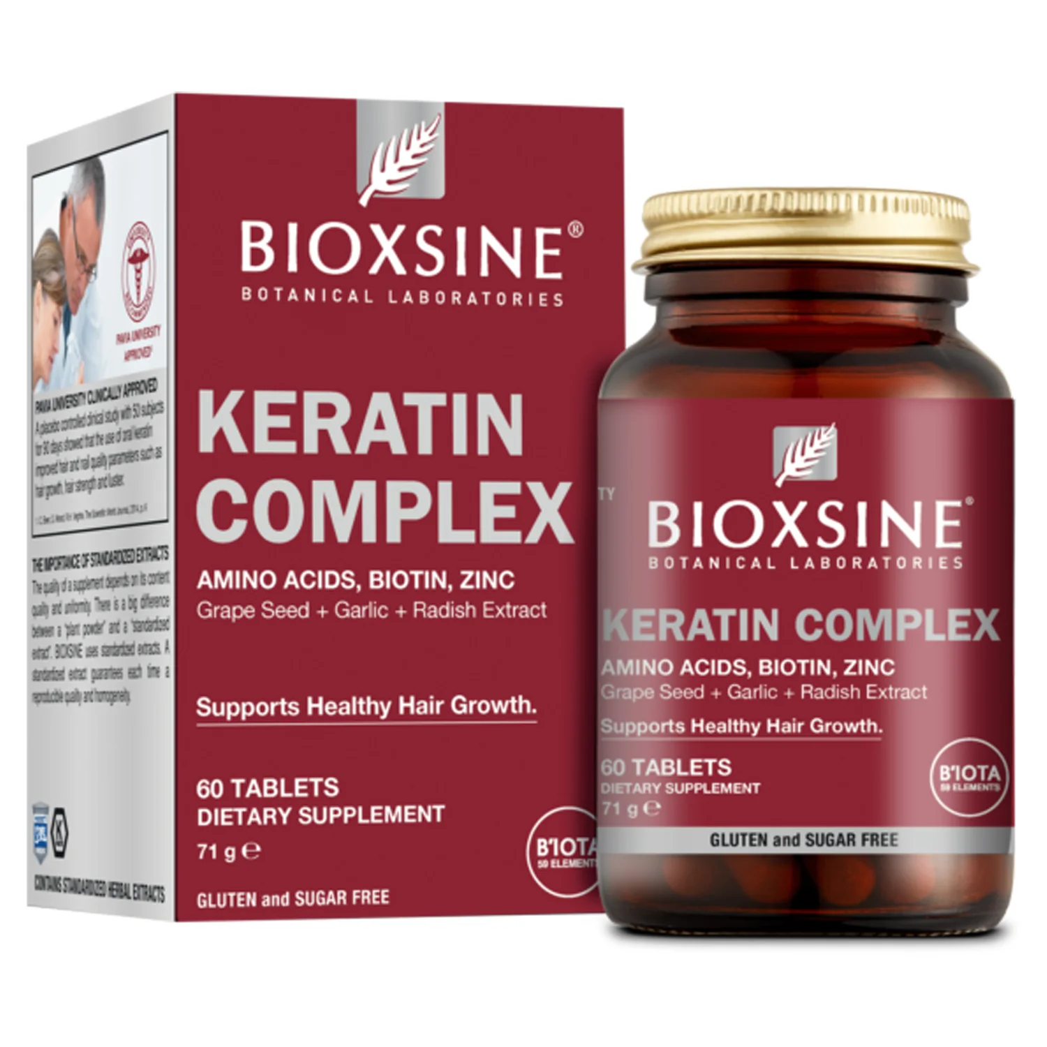 Bioxsine Keratin Complex 60 tabletek