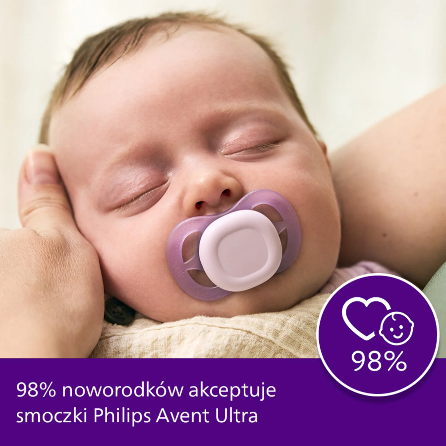 Philips Avent Ultra Start SCF075/07 smoczek świecący w ciemności, 2 szt.