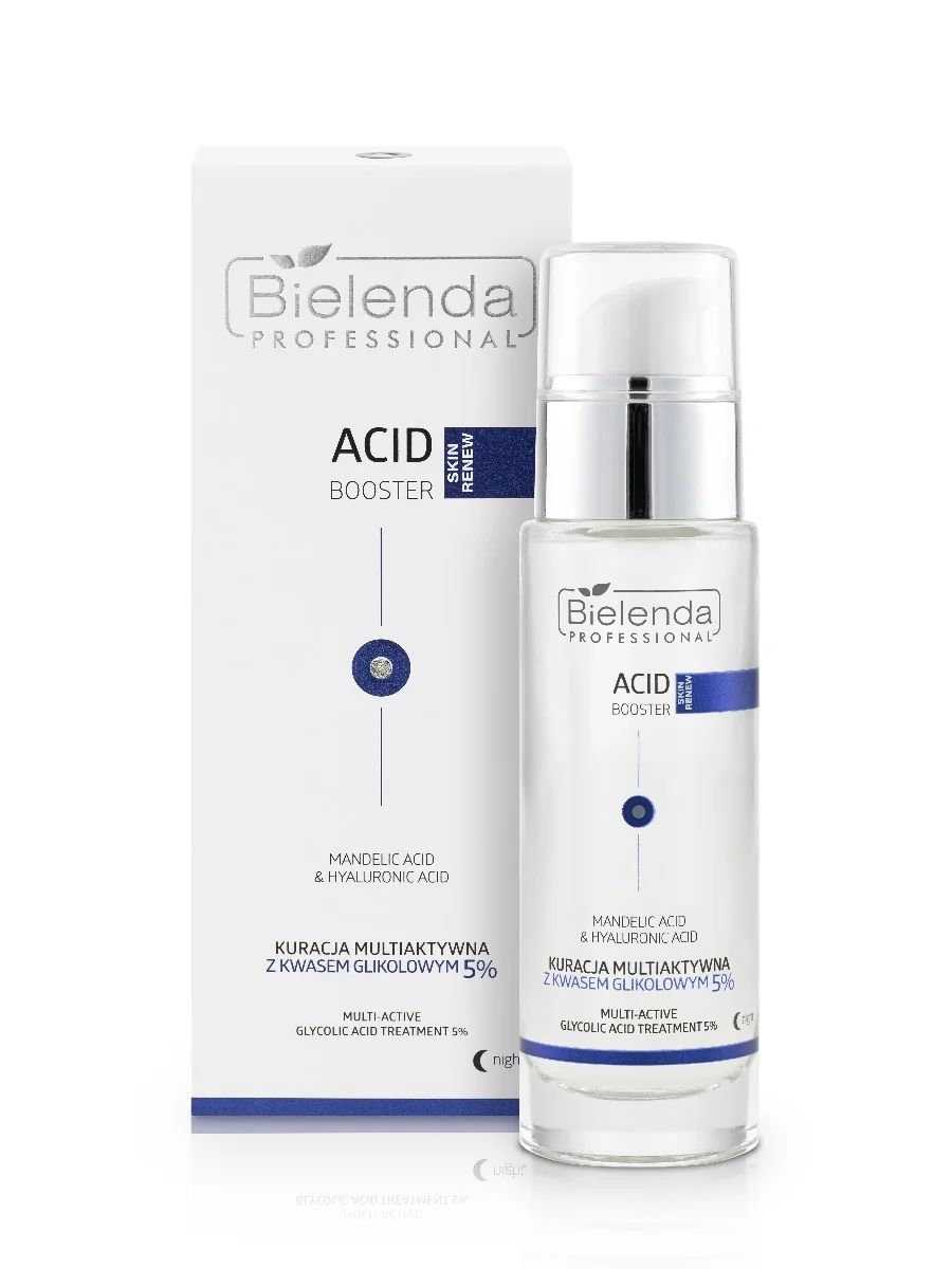 Bielenda Professional Acid Booster kuracja multiaktywna z kwasem glikolowym 5%, 30 ml