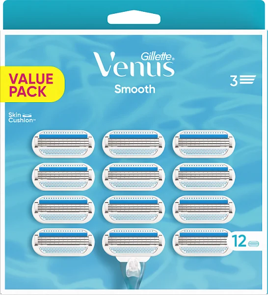 Venus Smooth, 12 wkładów do maszynki