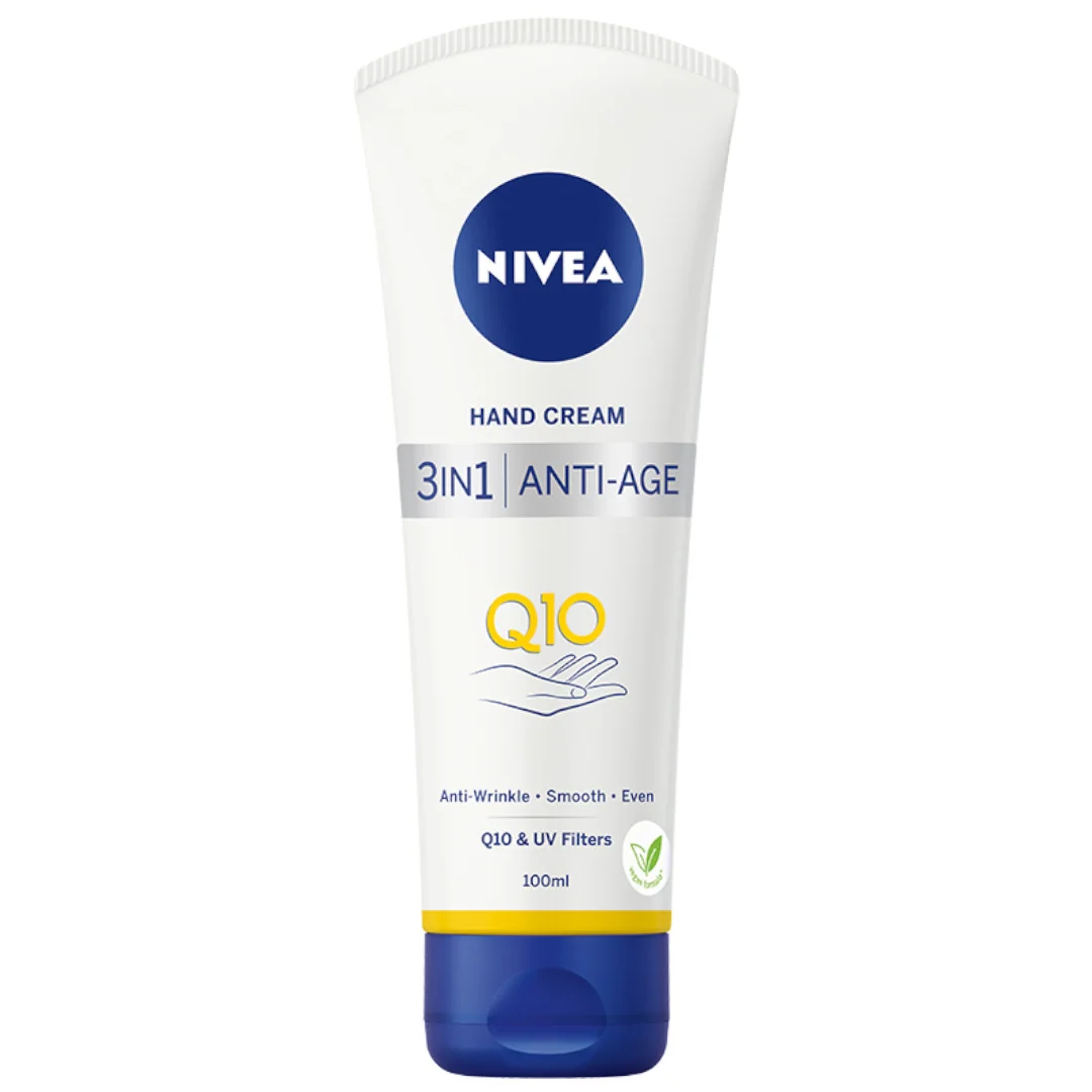 Nivea Anti-Age Care Przeciwzmarszczkowy krem do rąk 3w1, 100 ml