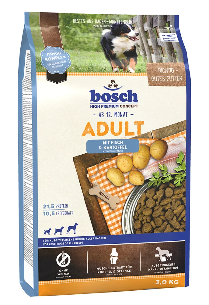 Bosch Fish & Potato karma dla psów, 3 kg