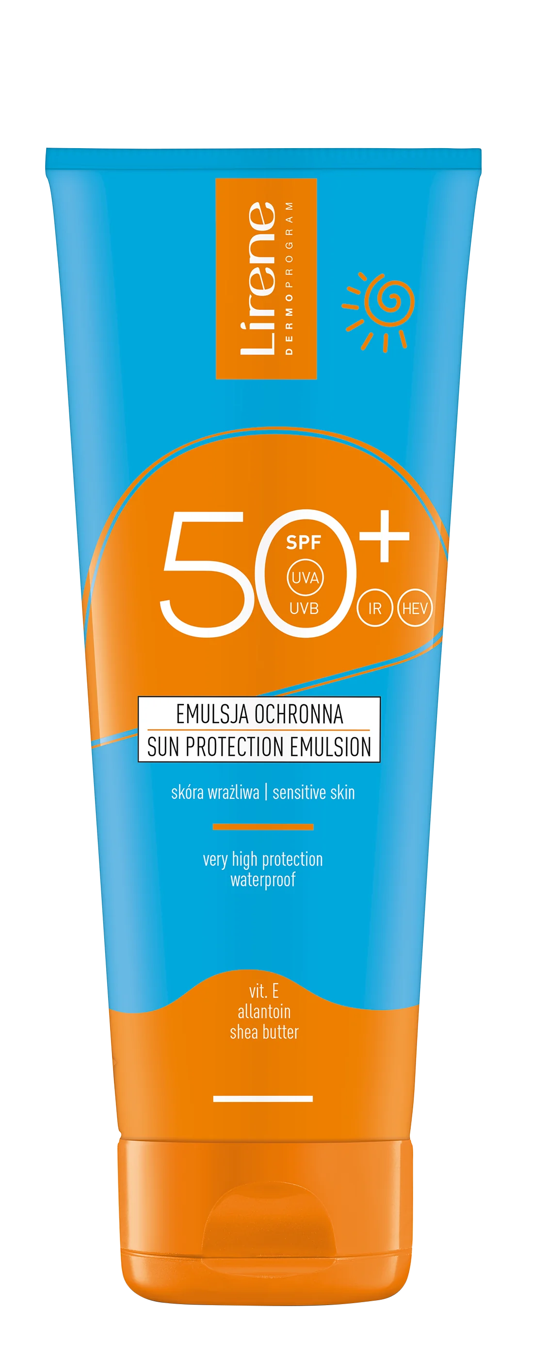 Lirene Sun, emulsja ochronna SPF 50+, 120 ml