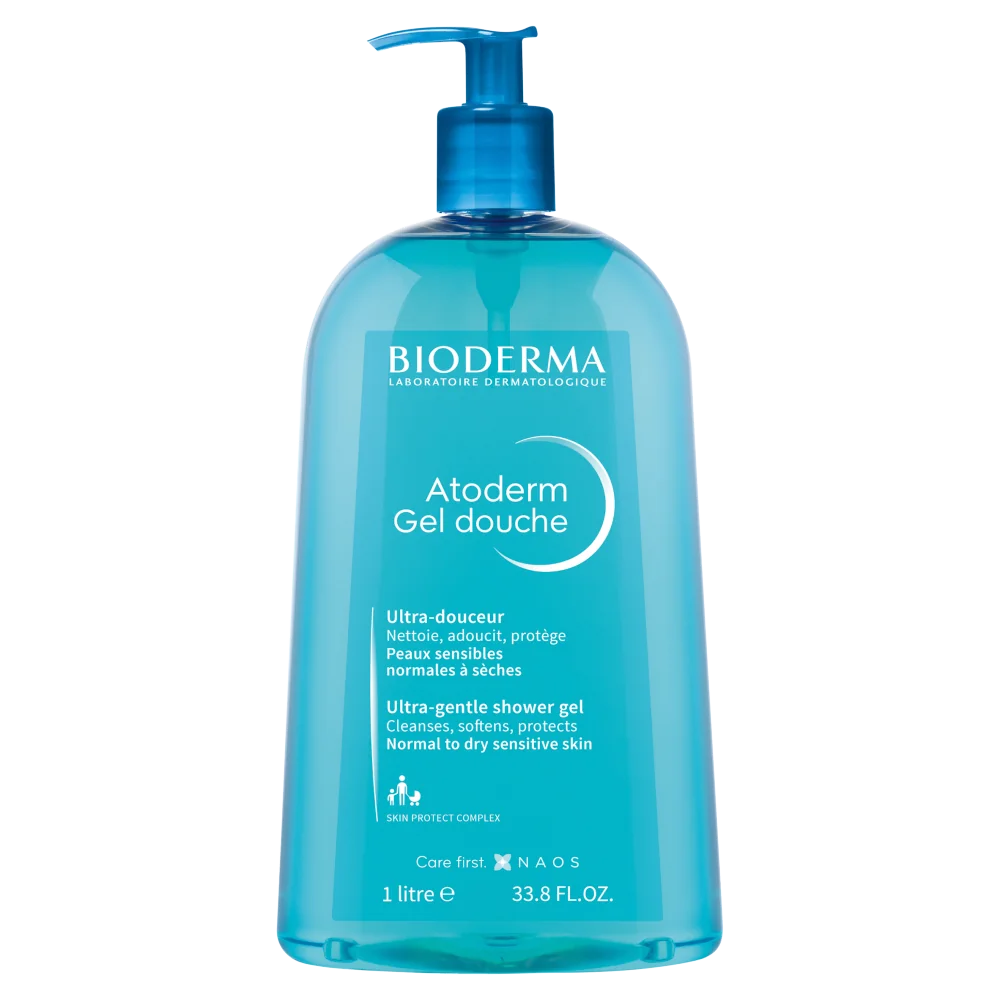 Bioderma Atoderm Gel douche, żel pod prysznic i do kąpieli, 1 litr