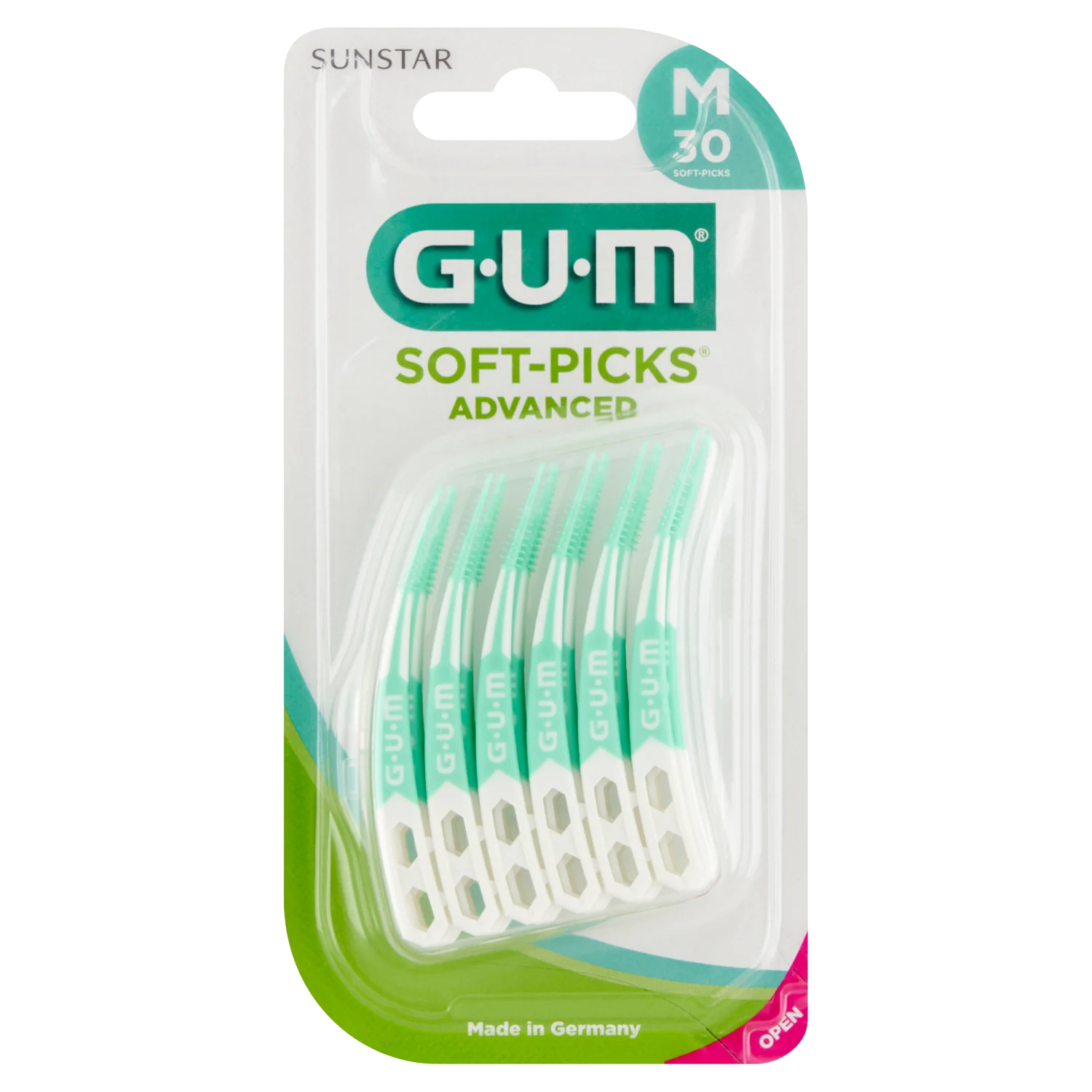 Sunstar Gum Soft-Picks Advanced, czyściki międzyzębowe, 30 sztuk