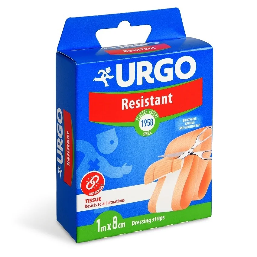 Urgo Resistant, Plaster do cięcia, 1 m x 8 cm