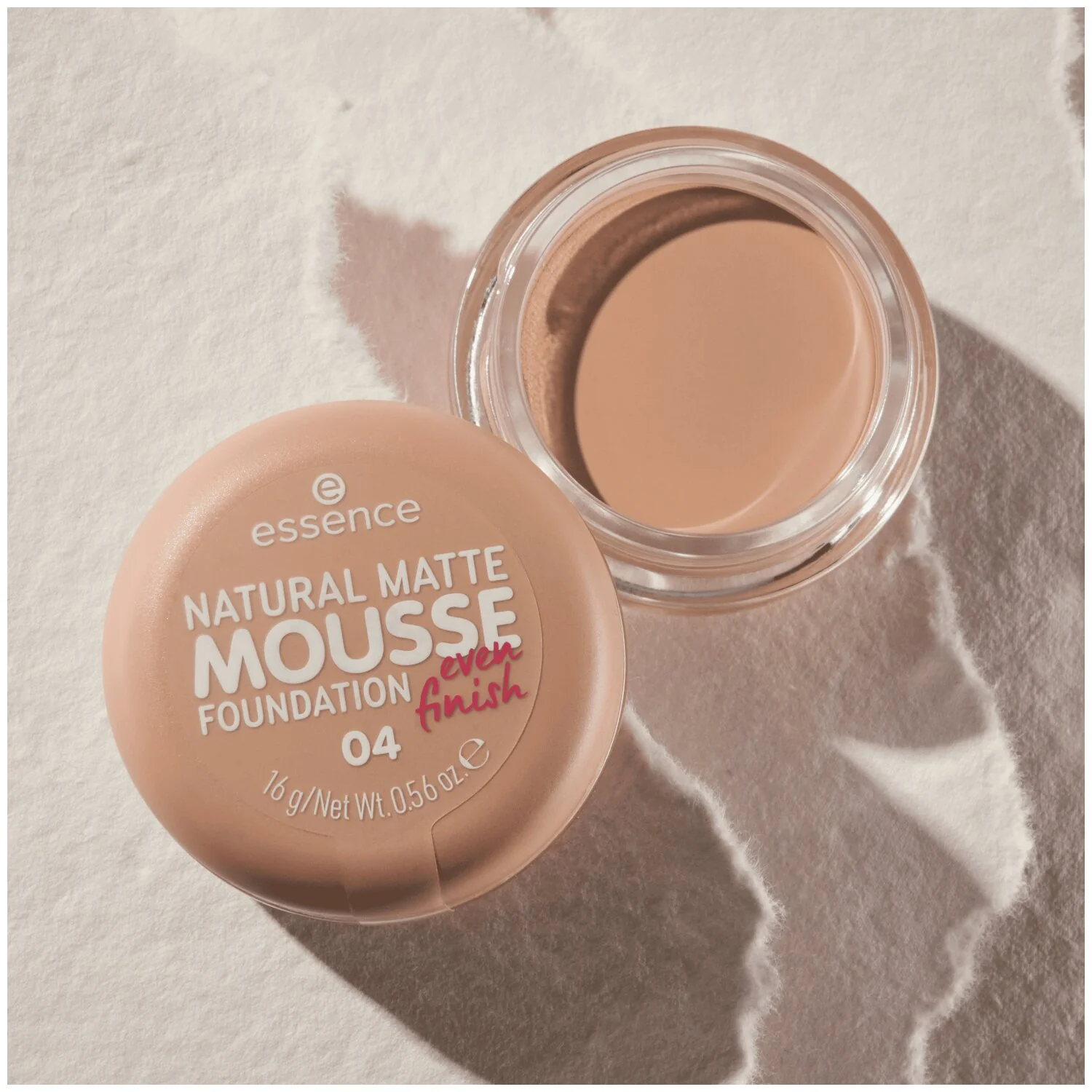 Essence Natural Matte Mousse Foundation podkład do twarzy w musie 04, 16 g