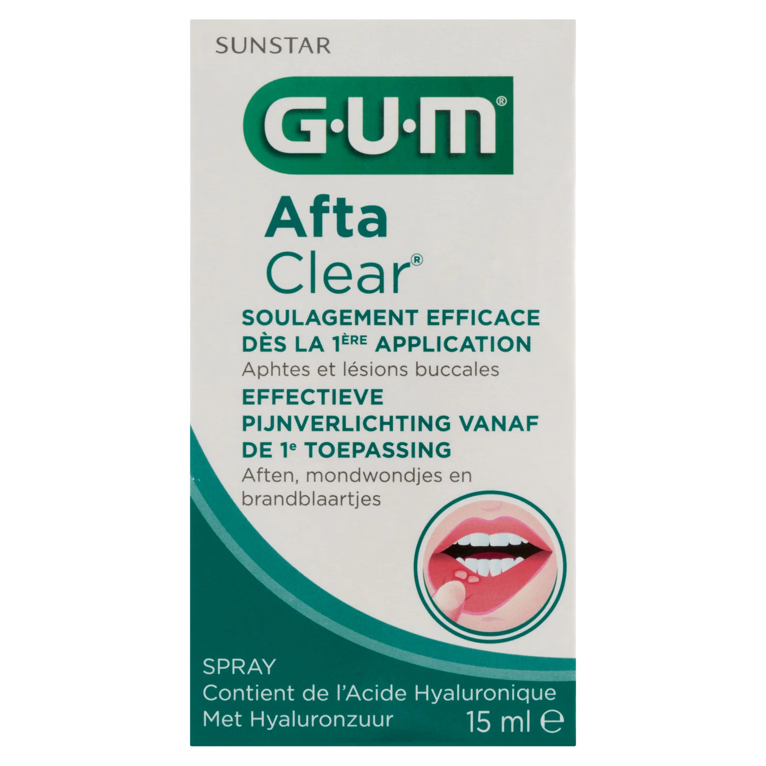 Sunstar Gum spray na afty, 15 ml