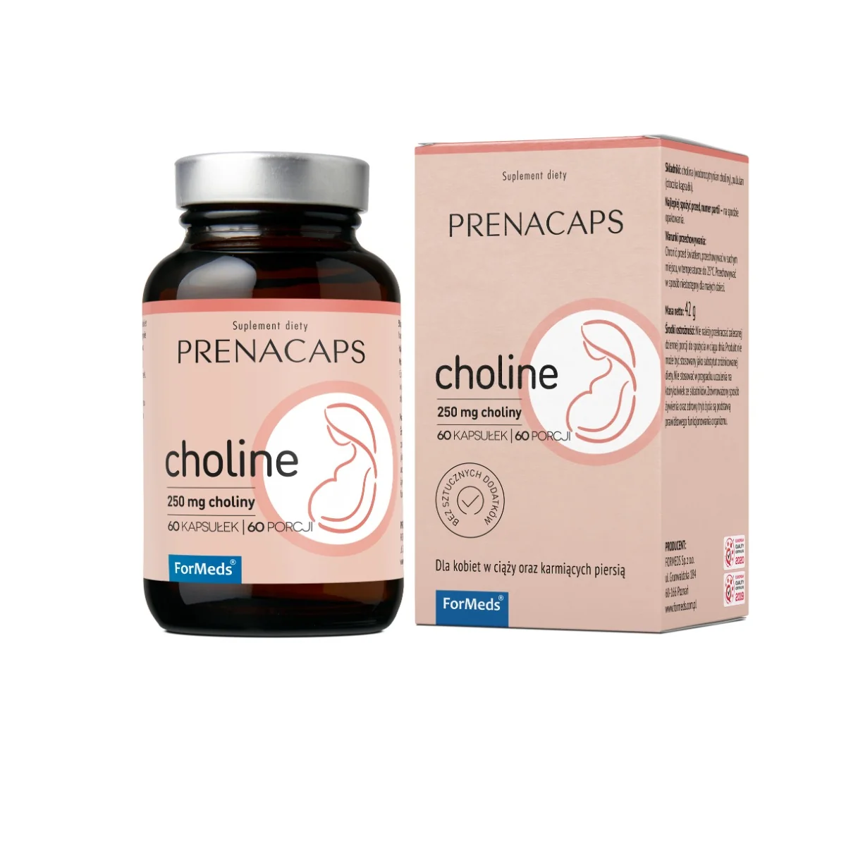 PRENACAPS choline, 60 kapsułek