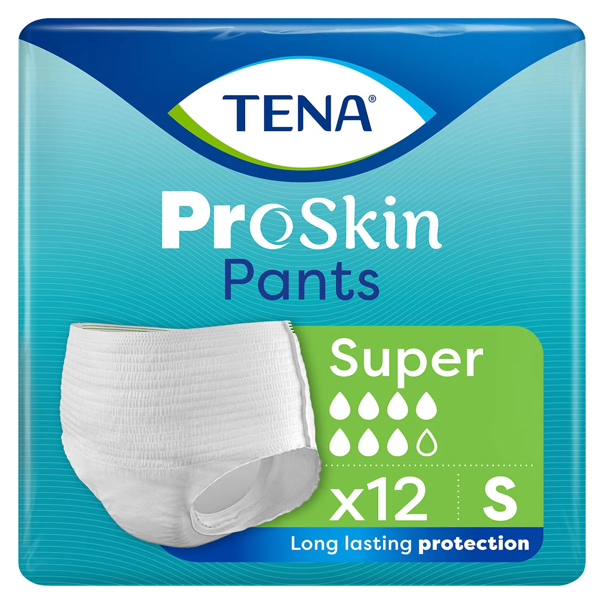 Tena Pants Proskin Super, majtki chłonne, rozmiar S, 65-85 cm, 12 sztuk