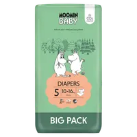 Moomin Baby pieluszki ekologiczne 5, 10-16 kg, 60 szt.